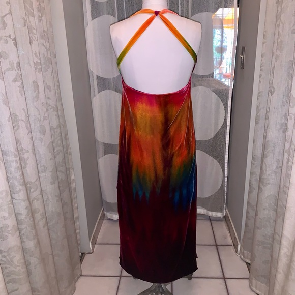 Original one of a kind Velvet Tabard dress with skirt underneath - Picture 7 of 12